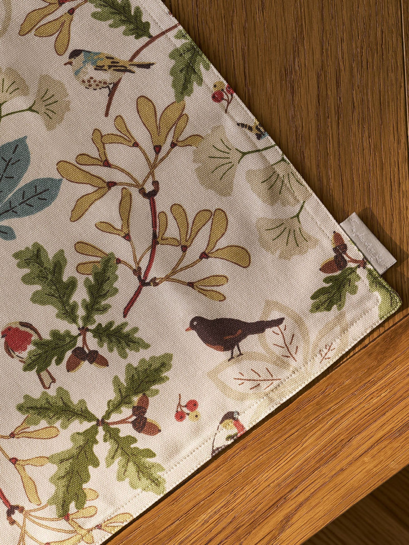 Sophie Allport Cream Orchard Birds washable placemats set of 2, UK version