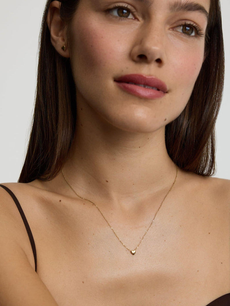 D.LOUISE gold tone mini heart necklace - British product