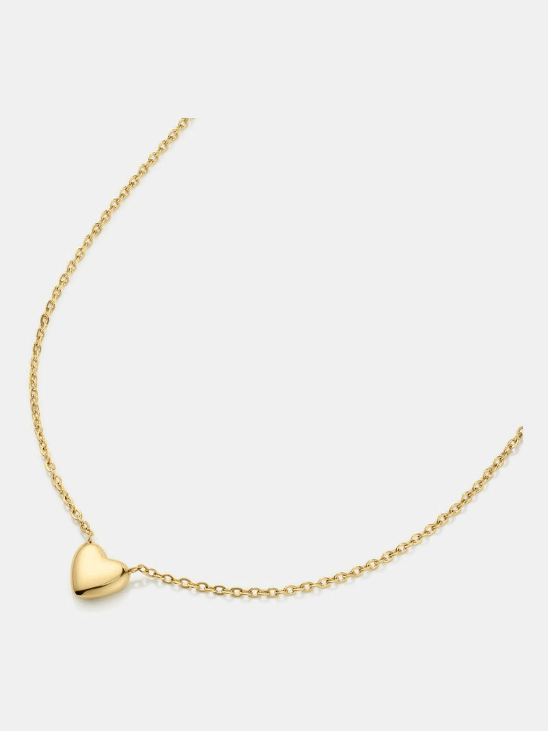 D.LOUISE gold tone mini heart necklace - British product