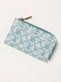 FatFace green shell printed card holder, imported from the UK
