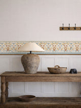 Next Morris & Co LinenWoad Ornamental Frieze Unfinished Works Wallpaper- Buy online at McGrocer