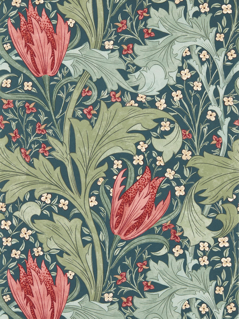 Morris & Co Lent Lily wallpaper 10M (British brand)