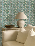 Morris & Co wallpaper soft blue trellis 10m - British product