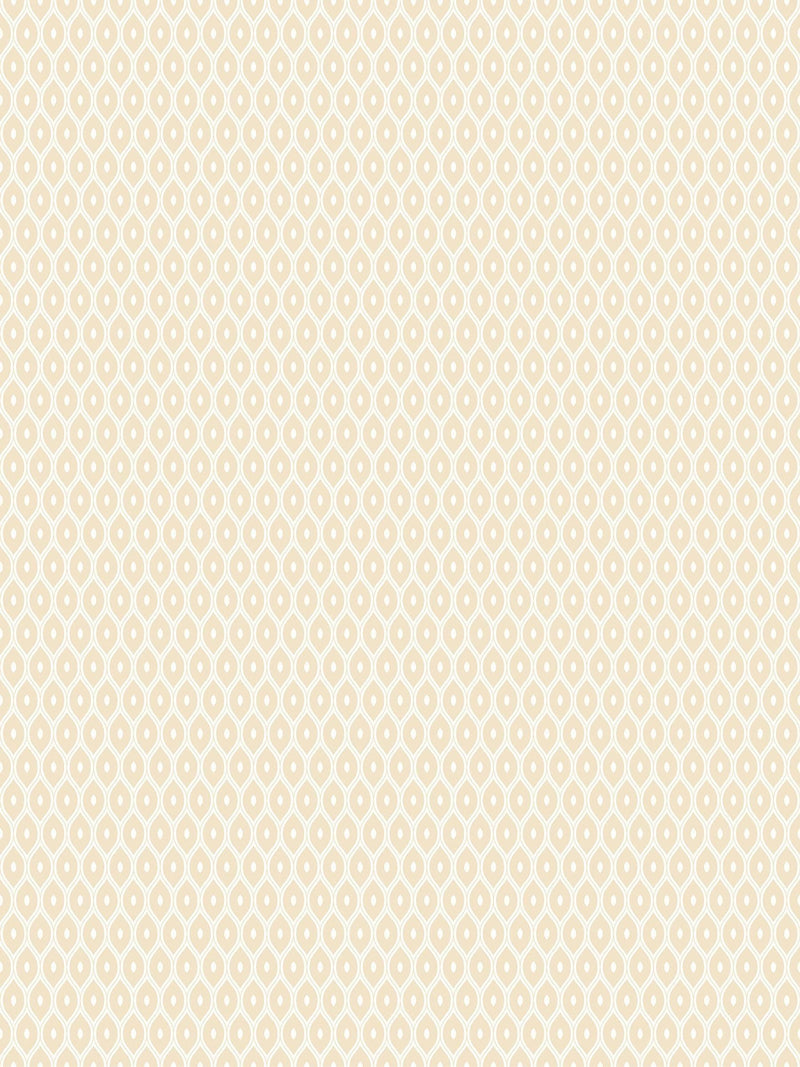Hoopla Walls Parchment Tiny Ogee wallpaper 10m, UK version