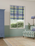 Bluebellgray Heather Tartan roller blind 610x610mm, imported from the UK