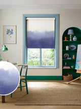 Next Bluebellgray Cornflower Ombre Made to Measure Roller Blinds- Buy online at McGrocer