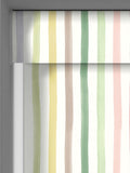 Bluebellgray Tetbury Watercolour Stripe roller blinds 510x480mm - British product