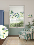 Bluebellgray floral print made to measure blinds, imported from the UK