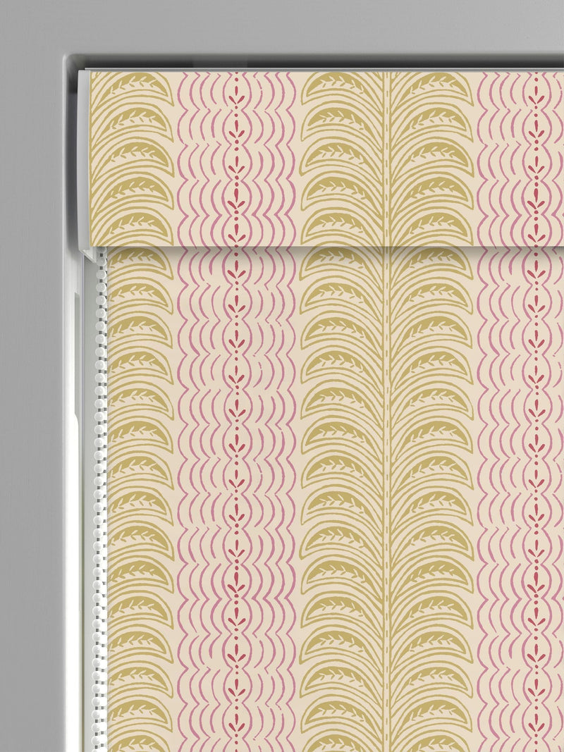 Land & Shore Fintra roman blind yellow - British product