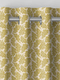 Land & Shore oak leaf made to measure curtain yellow (British brand)