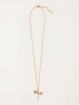 Next FatFace Gold Tone Dragonfly Necklace 24cm- Buy online at McGrocer