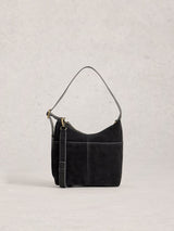Next White Stuff Black Mini Sophia Leather Cross-Body Bag- Buy online at McGrocer