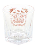 Something Different Viking compass lowball glass with coaster, UK version