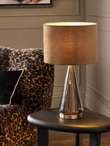 Next Chocolate Brown Rimini Table Lamp- Buy online at McGrocer