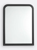 Next La Redoute Intérieurs Black Afsan Mango Wood Framed Mirror 90 x 120cm- Buy online at McGrocer