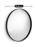 La Redoute Alaria round wall mirror 100cm diameter (British brand)
