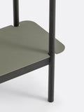 La Redoute Intérieurs sage green tall planter with shelf 75cm, imported from the UK