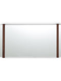 La Redoute Intérieurs walnut Nemma mirror 120x64cm (British brand)