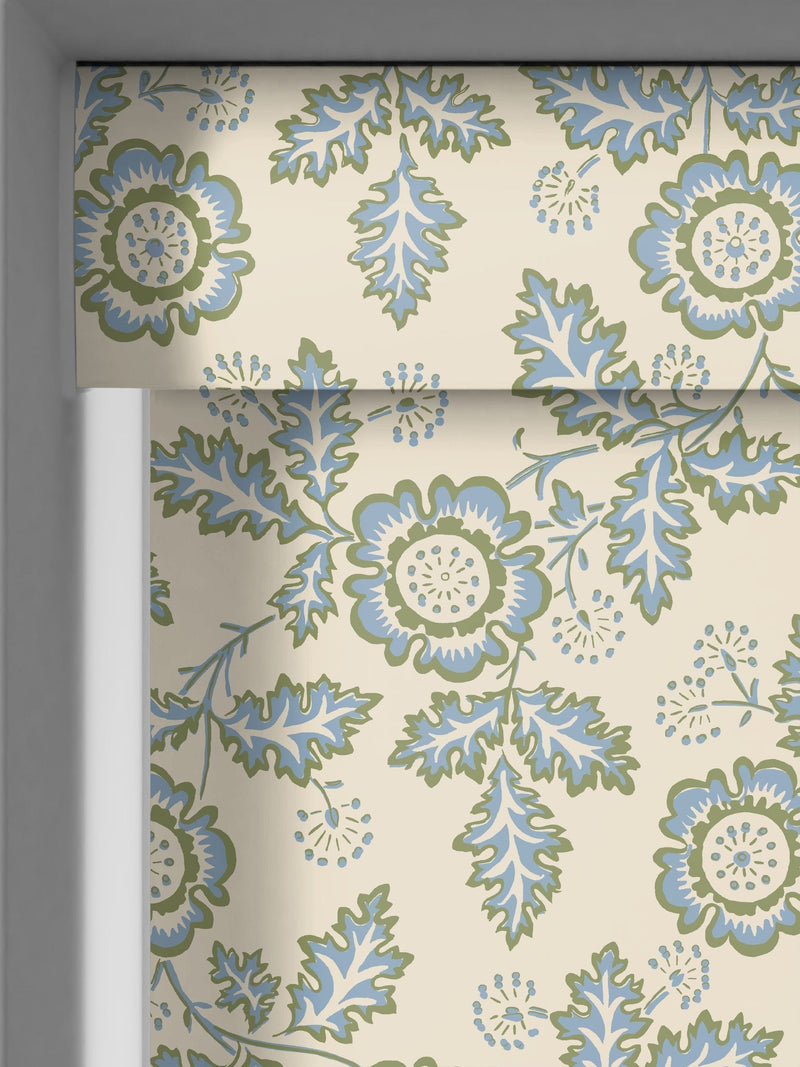 Land & Shore Green River roller blind (British brand)