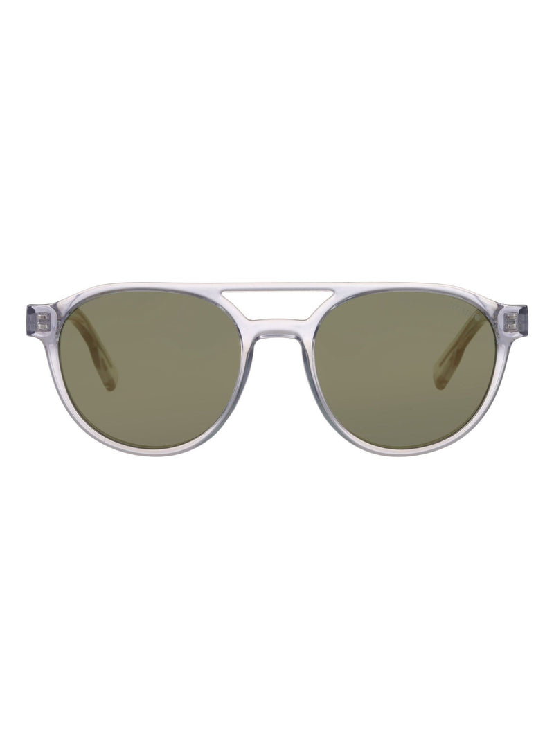 Superdry Grey double bridge round sunglasses, UK version