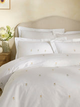 Next Sophie Allport Set of 2 White Embroidered Sunflowers 200 Thread Count Pillowcases- Buy online at McGrocer