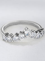 Next The Diamond Store 9K White Gold 1.00ct Lab Diamond Wishbone Ring- Buy online at McGrocer