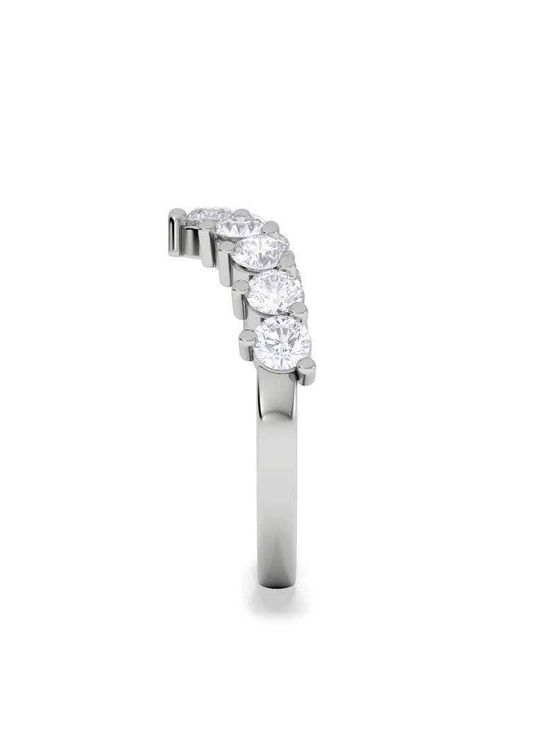 The Diamond Store 1ct lab diamond wishbone ring, imported from the UK