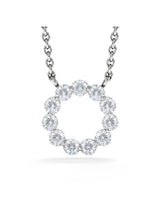 Next The Diamond Store White Eternal Glow Lab Diamond Necklace 0.25ct in 925 Silver- Buy online at McGrocer