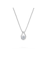 Next The Diamond Store White Teardrop 0.21ct Round Cut Lab Grown Stud Earrings- Buy online at McGrocer