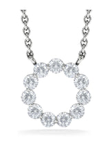 Next The Diamond Store White Eternal Glow Lab Diamond Necklace 0.35ct in 925 Silver- Buy online at McGrocer