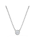 The Diamond Store lab diamond necklace 0.25ct H/SI 925 silver, UK version