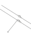 The Diamond Store lab diamond necklace 0.25ct H/SI 925 silver, UK version