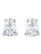 Next The Diamond Store Naomi Pear Cut Lab Diamond Stud Earrings 0.30ct H/SI in 925 Silver- Buy online at McGrocer