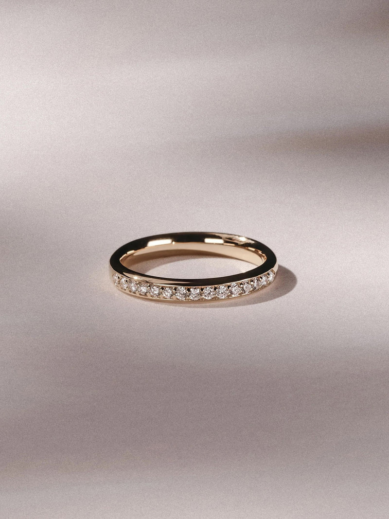 The Diamond Store lab diamond half eternity ring 0.30ct, imported from the UK
