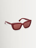 Max Mara red acetate vintage butterfly sunglasses - British product