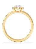 The Diamond Store Fleur Halo ring 0.50ct, imported from the UK