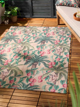 Next Furn Papyrus Monkey Palm Indoor/Outdoor Rug 120x170cm- Buy online at McGrocer