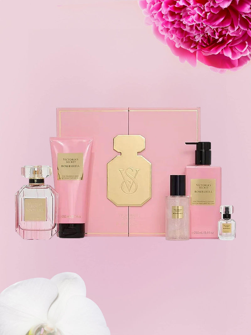 Victoria's Secret Bombshell 5-piece fragrance gift set - British product