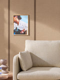 MADE.COM Effie Natural Hessian wallpaper sample A4 (British brand)