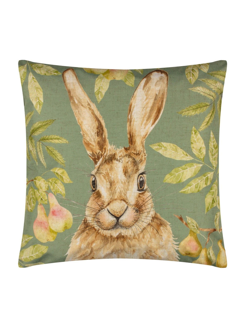 Evans Lichfield outdoor cushion hare design 43cm, imported from the UK