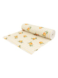 Furn yellow fruit table runner, imported from the UK