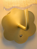 Searchlight wall light gold flower - British product