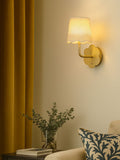 Searchlight wall light gold flower - British product