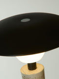 Searchlight black LED table lamp 25cm height (British brand)