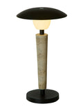 Searchlight black LED table lamp 25cm height (British brand)