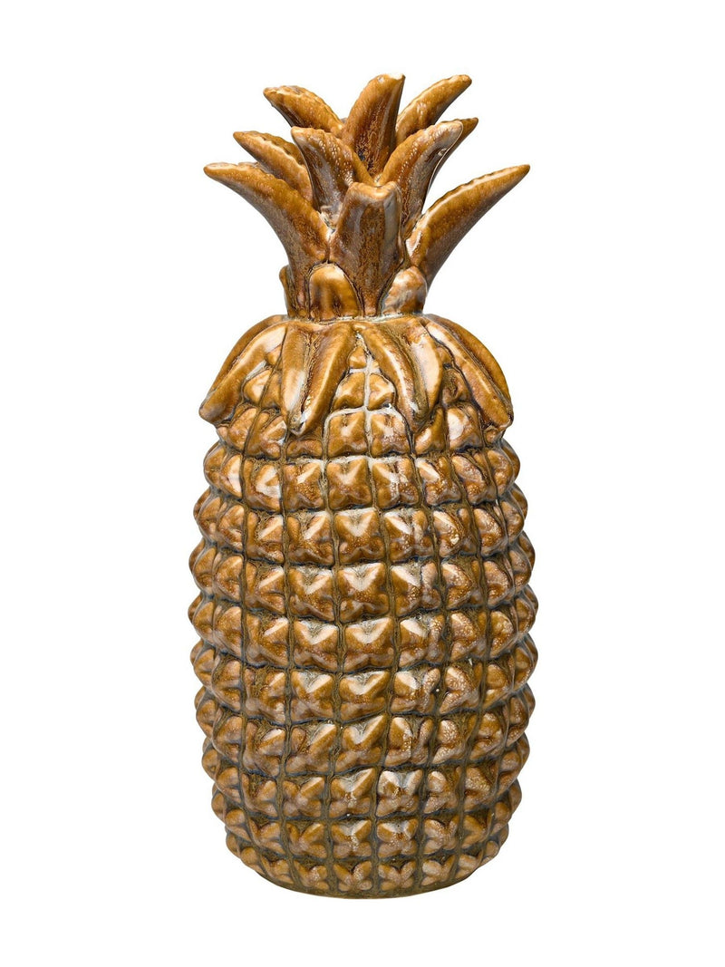 Libra Interiors ceramic pineapple decoration reactive glaze - British product