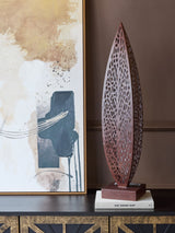Next Libra Interiors Bronze Rustica Leaf Outdoor Sculpture- Buy online at McGrocer