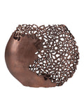 Libra Interiors bronze Apo Coral ellipse vase, UK version