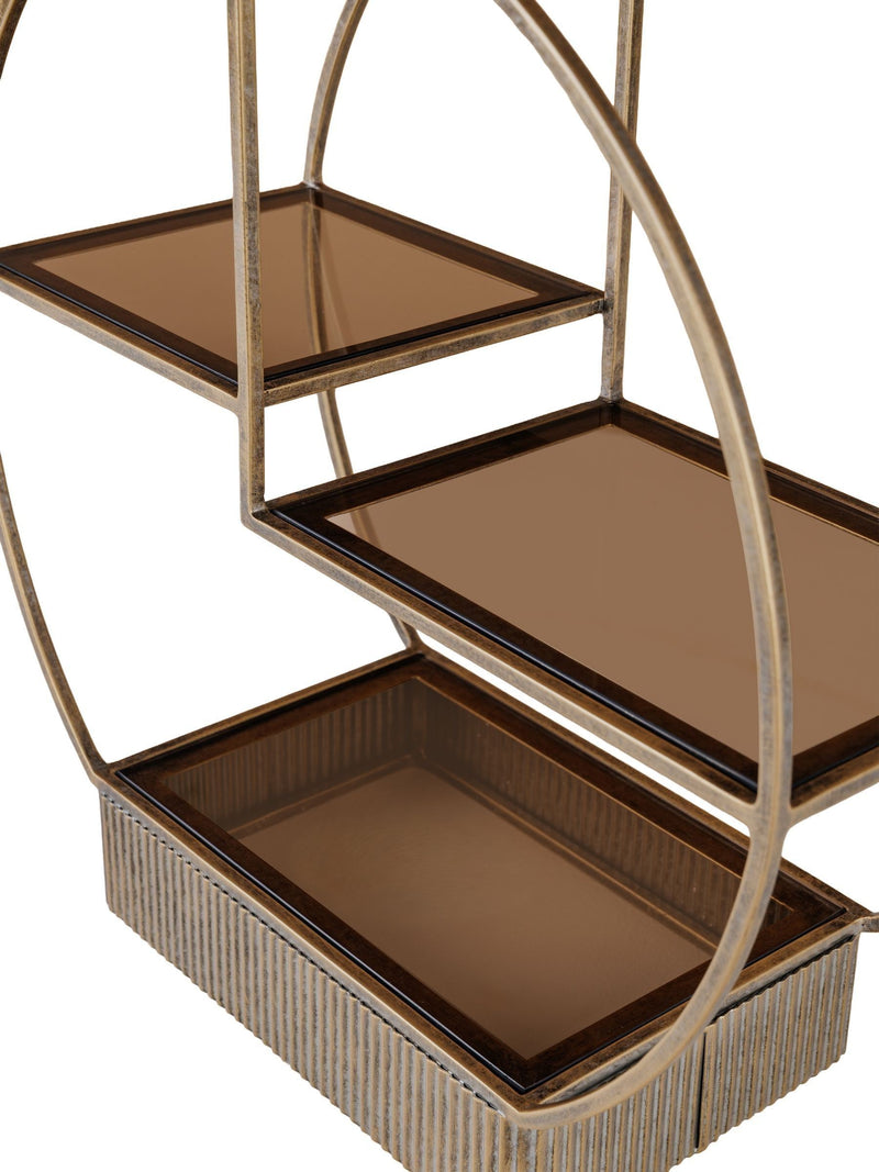 Libra Interiors gold aged buffet stand small - British product
