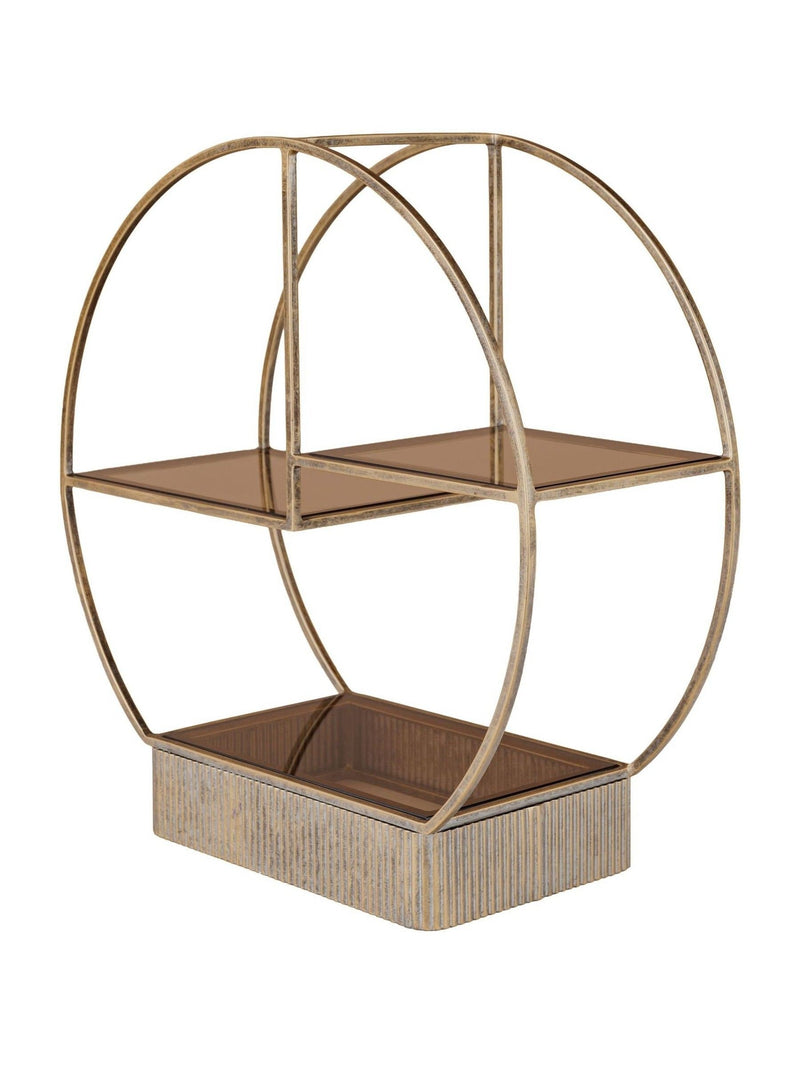 Libra Interiors gold aged buffet stand small - British product